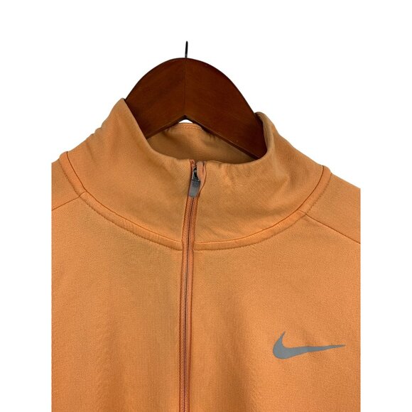 Nike Orange Quarter-Zip Pullover Jacket Women’s M - Picture 4 of 8